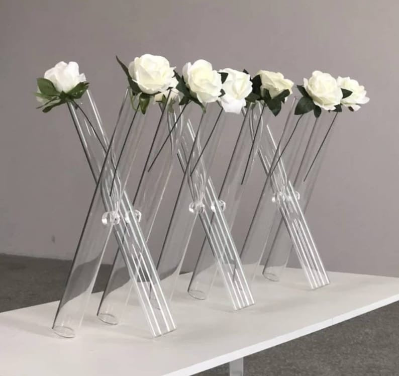 X-Glass Flower Vases