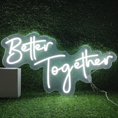 Neon 'Better Together' Sign