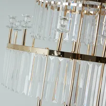 Gold Chrome Crystal Rack Centerpiece