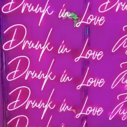 Neon 'Drunk in Love' Sign