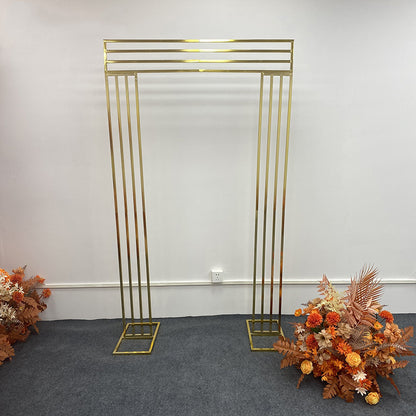 Elegant Wedding Event Party Golden Arches 3 Set for Backdrops