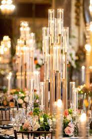 Elegant 8-Arm Gold Cluster Candelabra